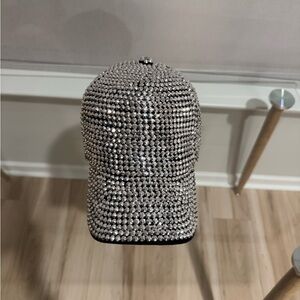 Rhinestone Embellished Cap